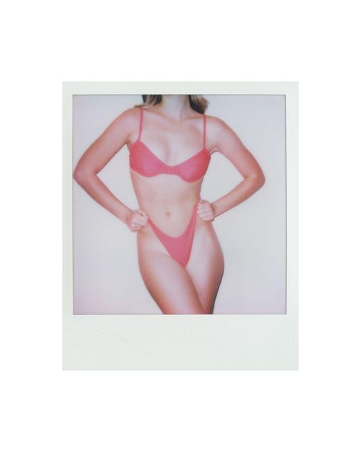 Playaluxe Red High Cut Underwire Bikini Set