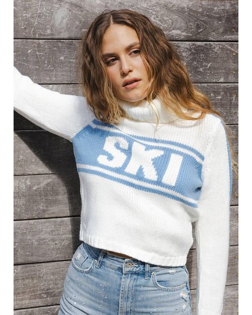 Ellsworth & Ivey Blue Jade Turtleneck Sweater