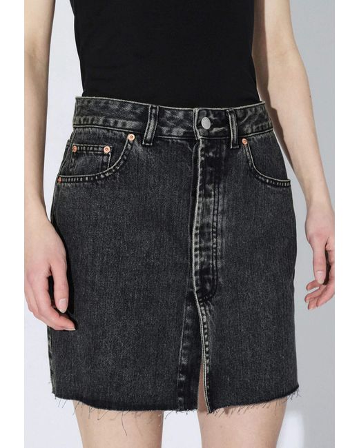 Dr. Denim Black Ara Skirt