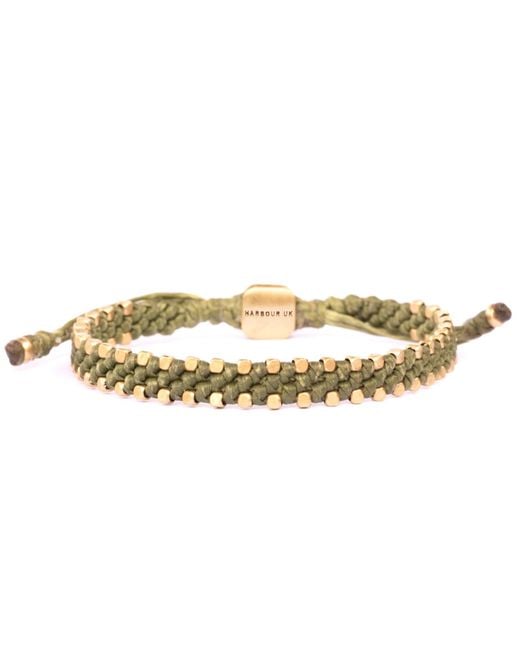 Harbour Uk Metallic Harrogate Connection Brass Rope Bracelet