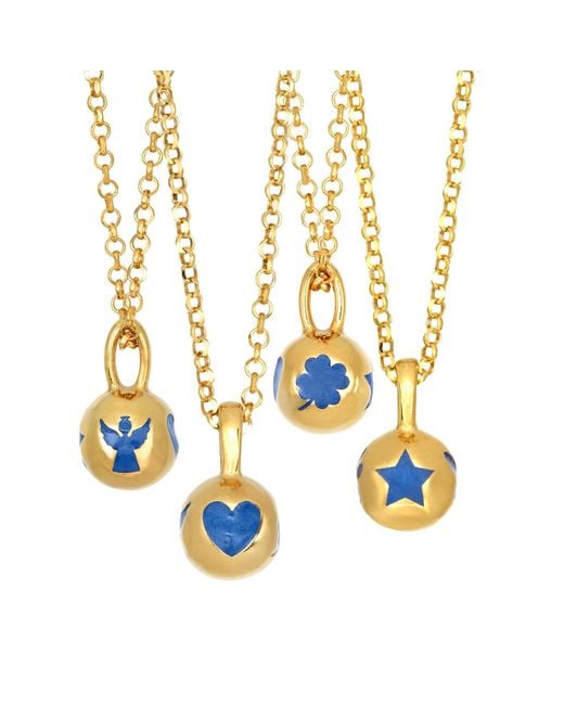 Myrto Katramadou Jewellery Metallic Melina Pendant-Plated Royal