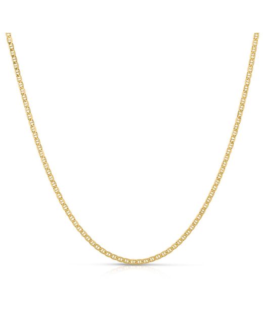 Maya Brenner Metallic Overboard Layering Chain