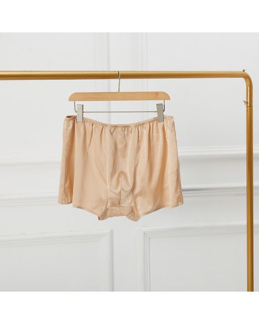 Soft Strokes Silk Brown Neutrals Pure Mulberry Silk Trunks for men