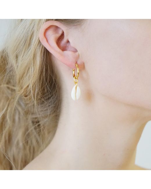 Smilla Brav Metallic Hoop Earrings Ibiza