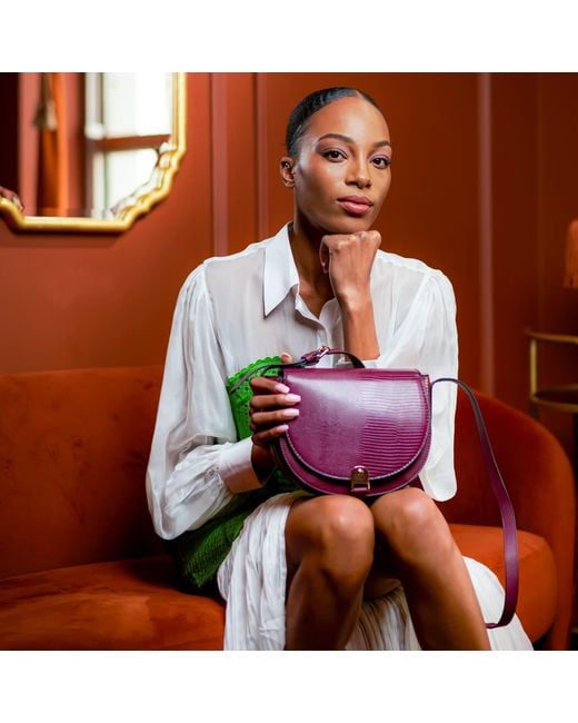 Mkf Collection - J'omor Metallic Adalyn Embossed Crossbody Bag