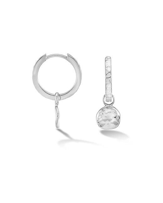 Dower & Hall Metallic Hammered Disc Nomad Hoops