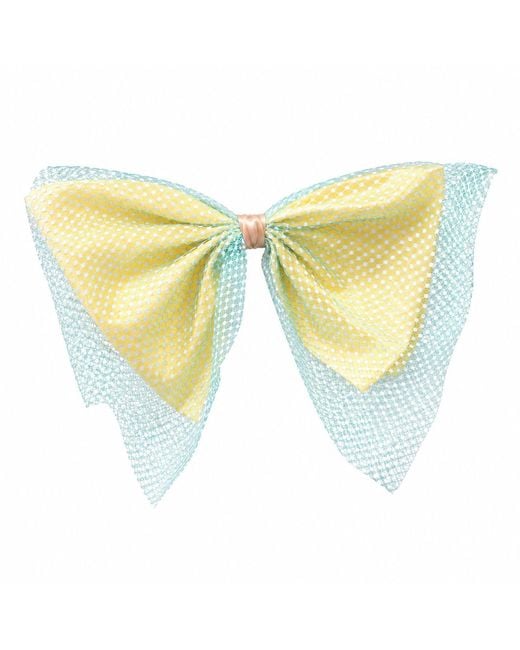 Miro Misljen Yellow Neutrals Silk Bow Headpiece