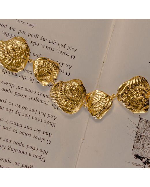 Potoska Metallic Oldeu Shell Maxi Bracelet