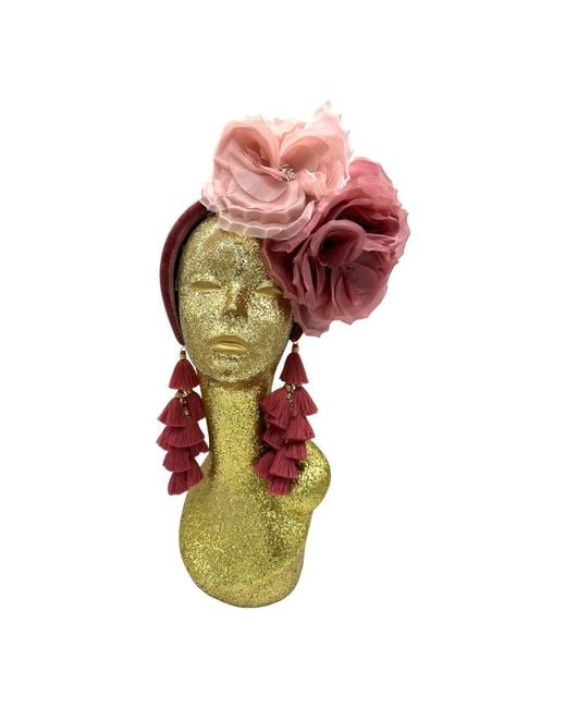 Julia Clancey Red Chacha Bloom Headband