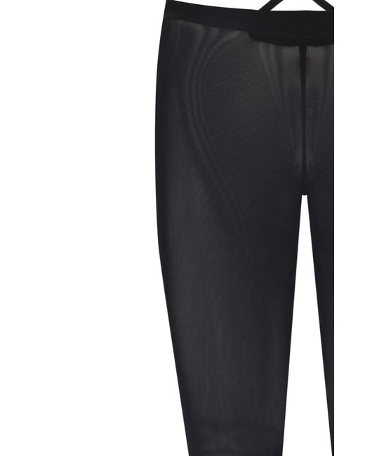 No'design Blue Sheer Spanish Flared Pants