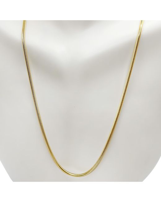 Kylie Harper Metallic Italian Snake Chain for men