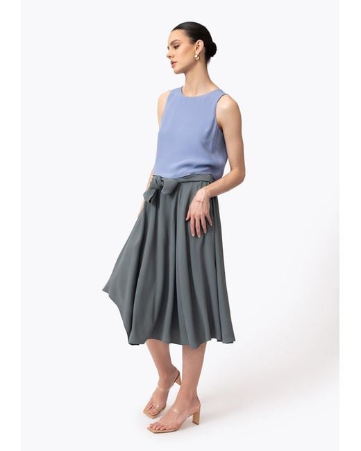 Narvan Gray Rojeen Skirt