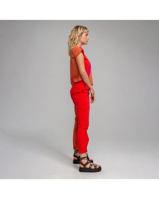 ARTISTA Red Mona Run Pants