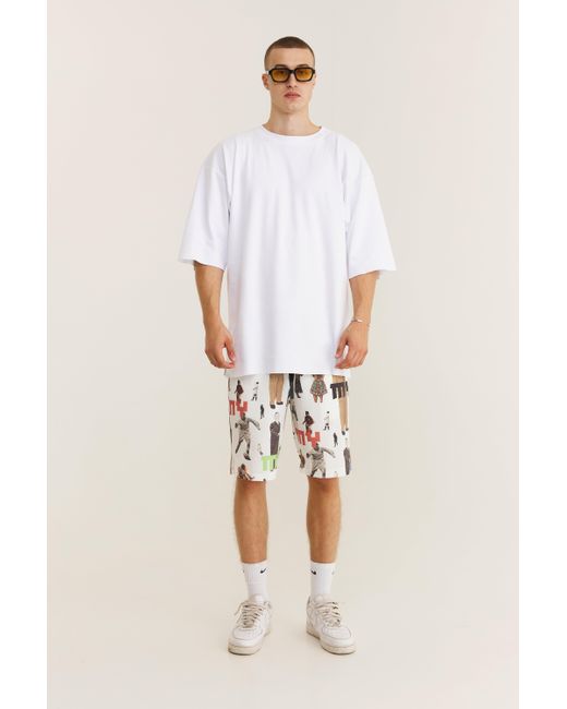 mysimplicated White Bermuda Shorts for men