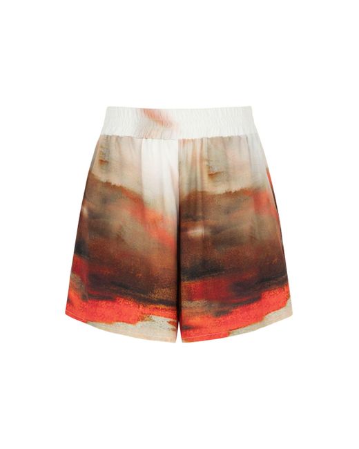 Nocturne Multicolor Printed High Waisted Shorts