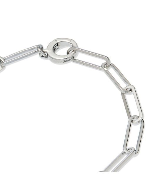 Grosse Metallic Platinum Plated Chain Bracelet, Series Gem Mix