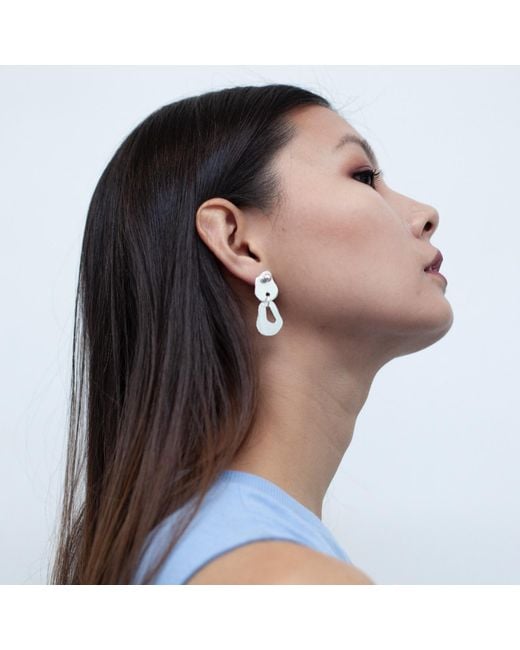 Bio-Trimmings Metallic Tesla Multi-Wear Earrings