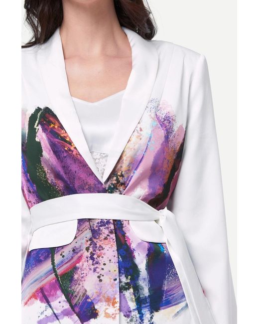 Zafur Purple Mayfair Blazer