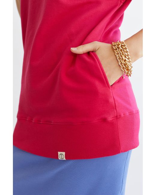 LOVETRUST Pink Lana Sweatshirt Tunic