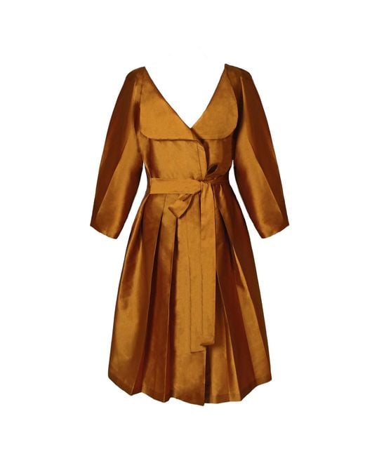 Richa Sharma Brown Collared Tunic