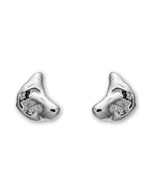 EVA REMENYI Talisman Half Moon Earrings in Metallic | Lyst