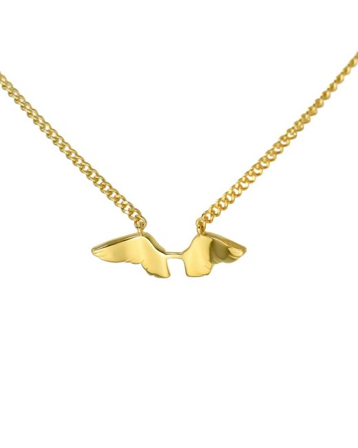 Dov Jewelry Metallic Angel Wings Necklace