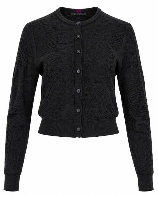 Lords of Harlech Black Cordelia Merino Cardigan