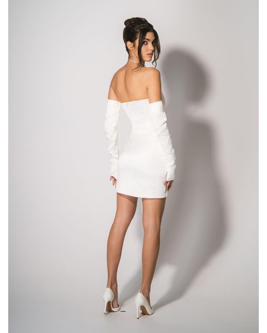 Tia Dorraine White A Touch Of Glamour Mini Dress