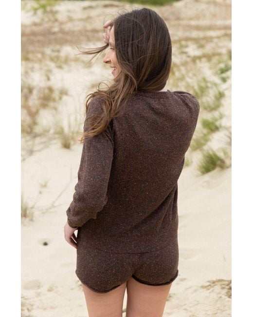 SALANIDA Brown Sabbia Shorts Chocolate