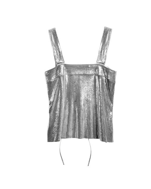 Paloma Lira Multicolor Silver Top