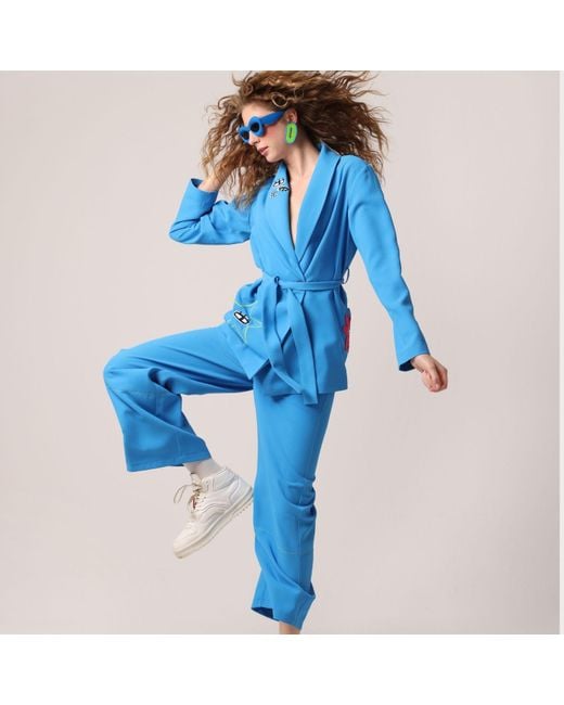 King Naked Blue Heartbeat Pants