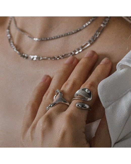 Lait & Lune White Hyrax Ring
