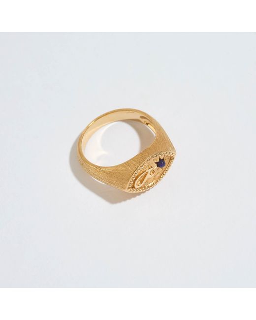 Claire Hill Designs Metallic Fuck Shorthand Signet Ring