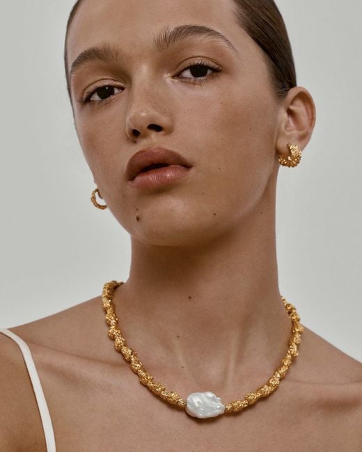 Amber Sceats Metallic Aster Necklace