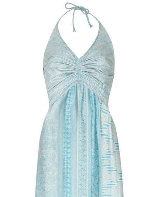 Chic by Lirette Blue Halter Dress Guna