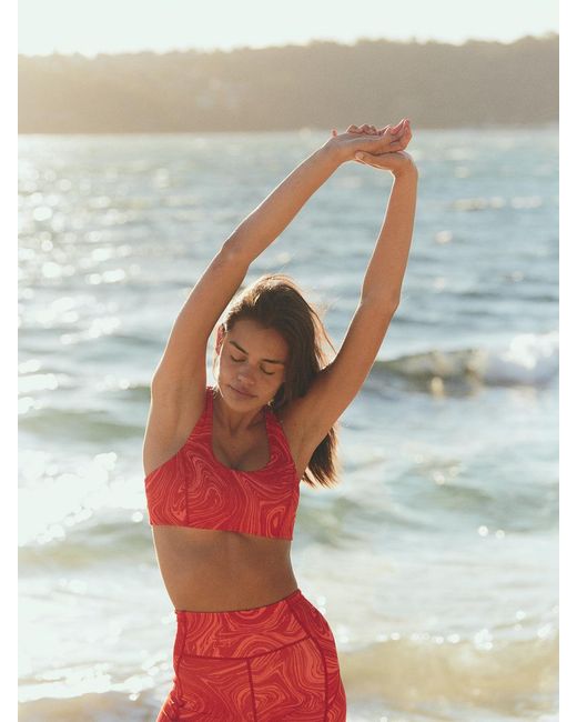 Bondi Active Red Forma Evolve Support Bra