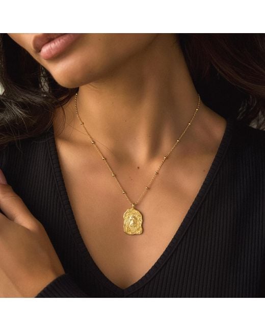 Luna Charles Metallic Solara Zodiac Necklace