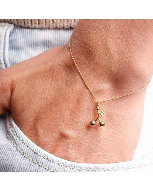 Lee Renee Metallic Cherry Bracelet