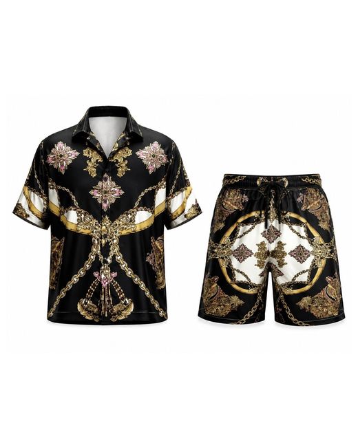 Hustle Black Monaco Swim Set for men