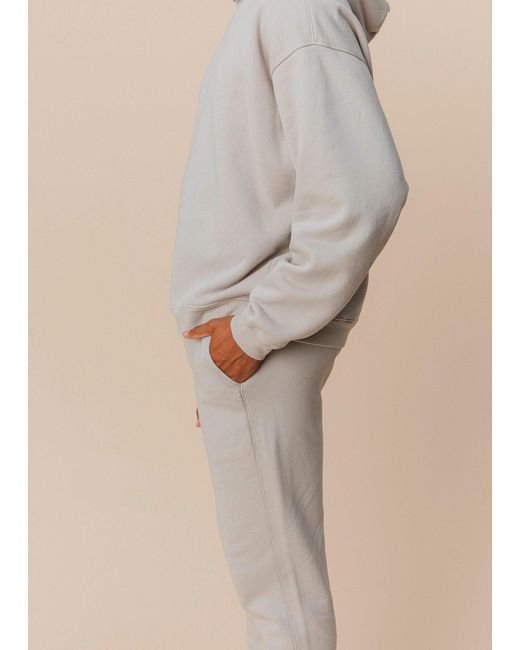 Ocio Leisurewear Gray Neutrals Oversized Hoodie for men