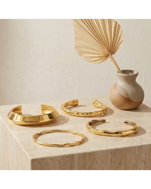 Amadeus Metallic Zion Embossed Cuff