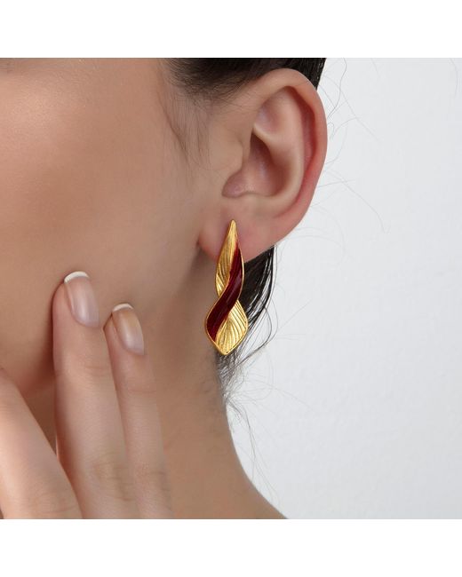 Milou Jewelry Metallic Infinity Earrings