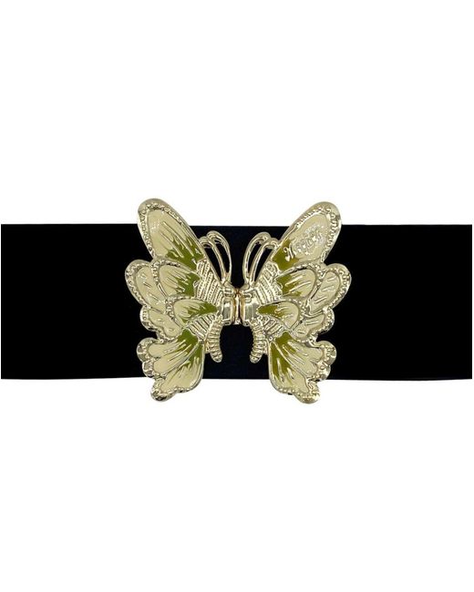 Meghan Fabulous Black Butterfly Belt