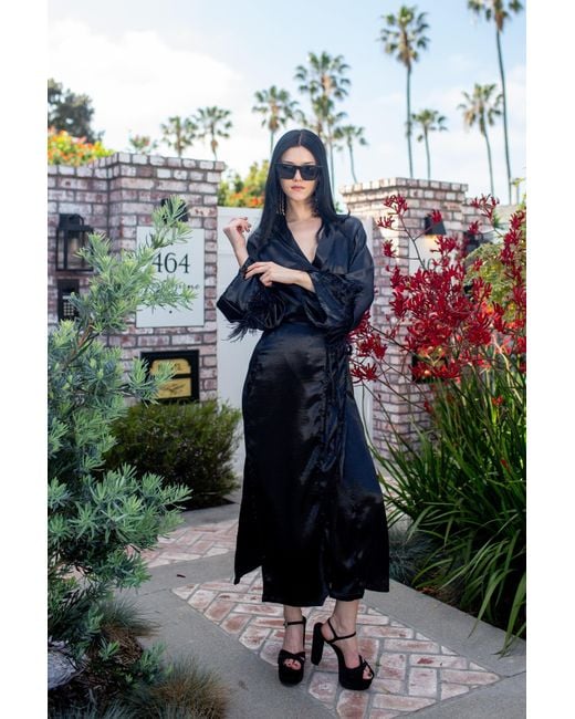 Jennafer Grace Black Marlene Wrap Dress