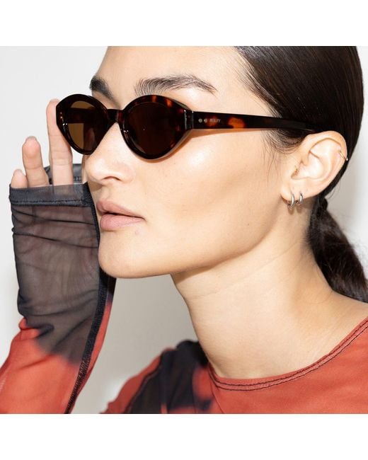 Reality Eyewear Brown The Demi