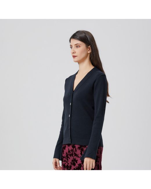 Smart and Joy Black V Neckline Cardigan