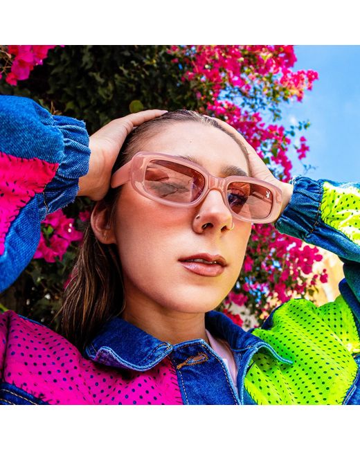 Quillattire Multicolor Denim Jacket With Neon & Nike Mesh
