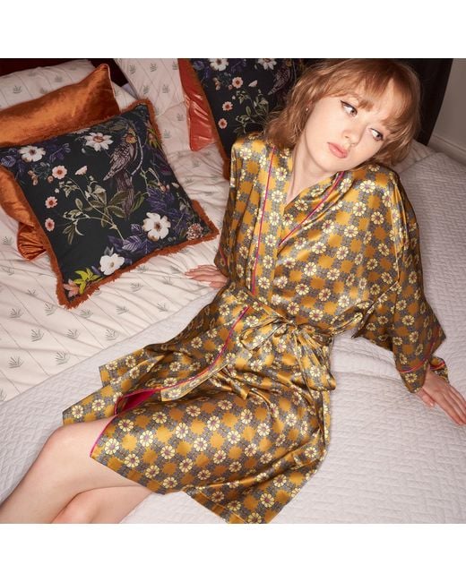Emma Wallace Green Izzy Dressing Gown
