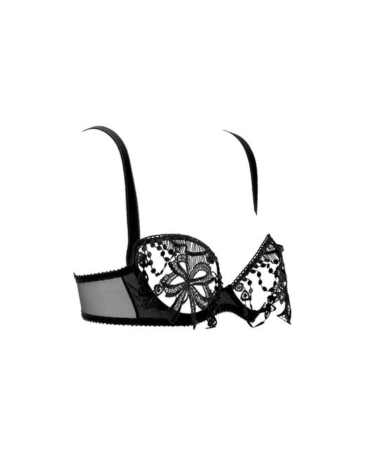 Belle -et-BonBon Black Limited Edition Sparkling Crystal Bisoux Bra