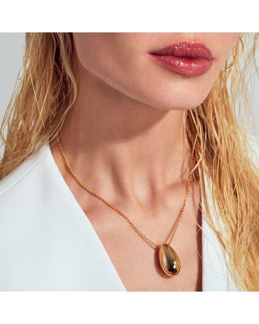 Sif Jakobs Jewellery Metallic Necklace Goccia Grande